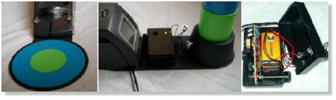 Vordere Markierung ... Turm ... Innenleben der Ladestationsbeleuchtung