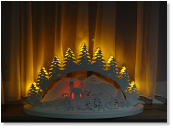 ... mit flackernden LEDs